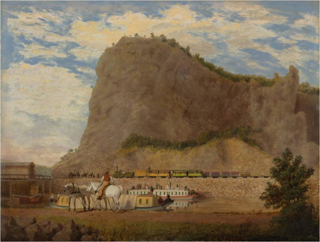circa 1841 landscape rendering