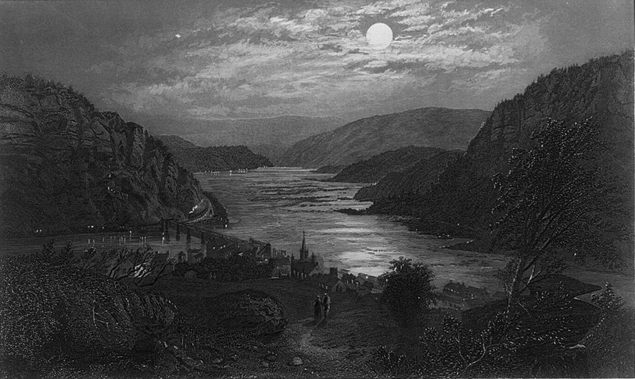 circa 1870 landscape image