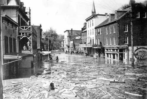 1924 flood, Shenandoah Street