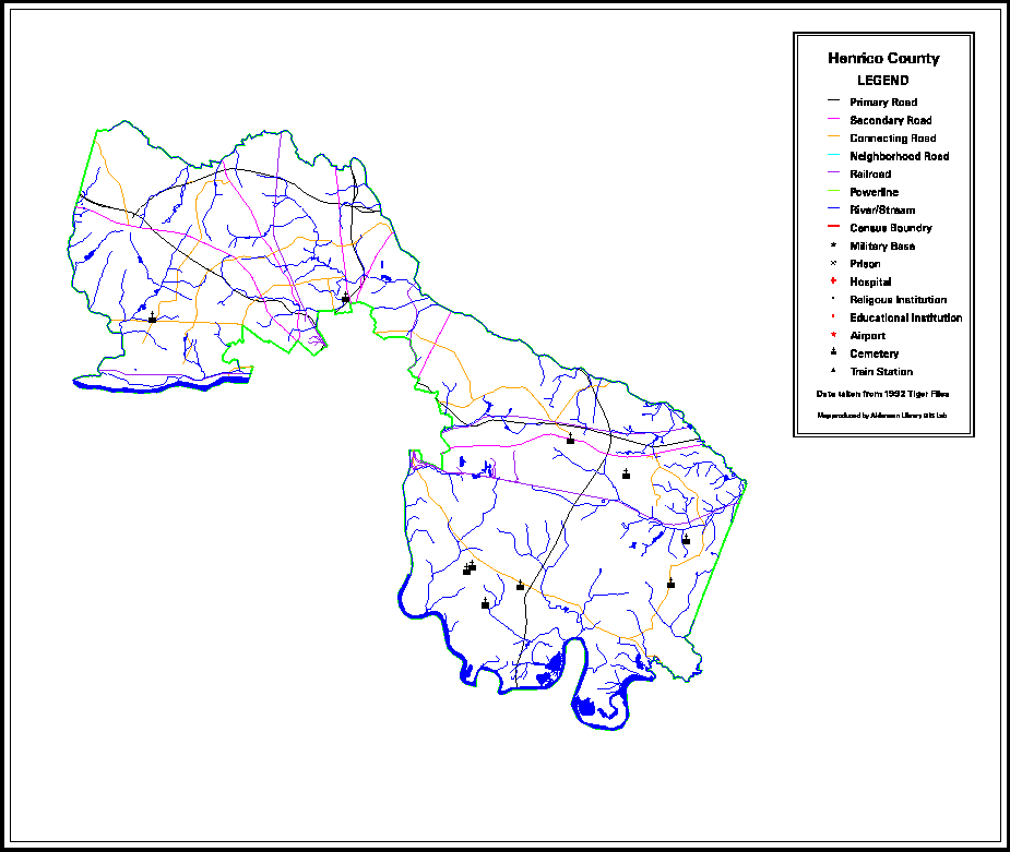 Henrico county map