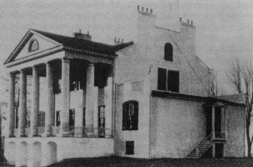 Oak Hill Plantation, South Facade and Portico, circa 1915