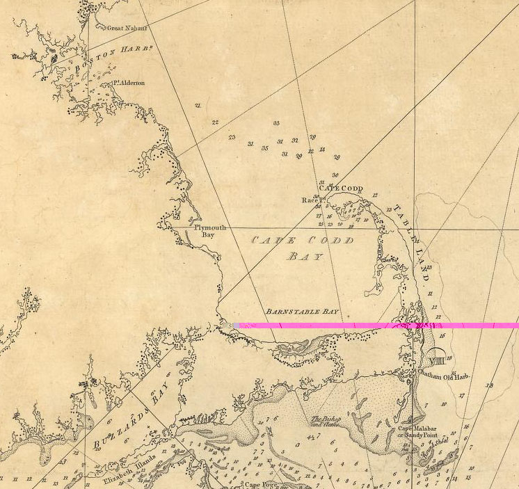 1776 Map of New England by J. Des Barres