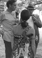 Jim with J. O. Brew at a party in 1969