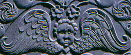 cherub grave motif