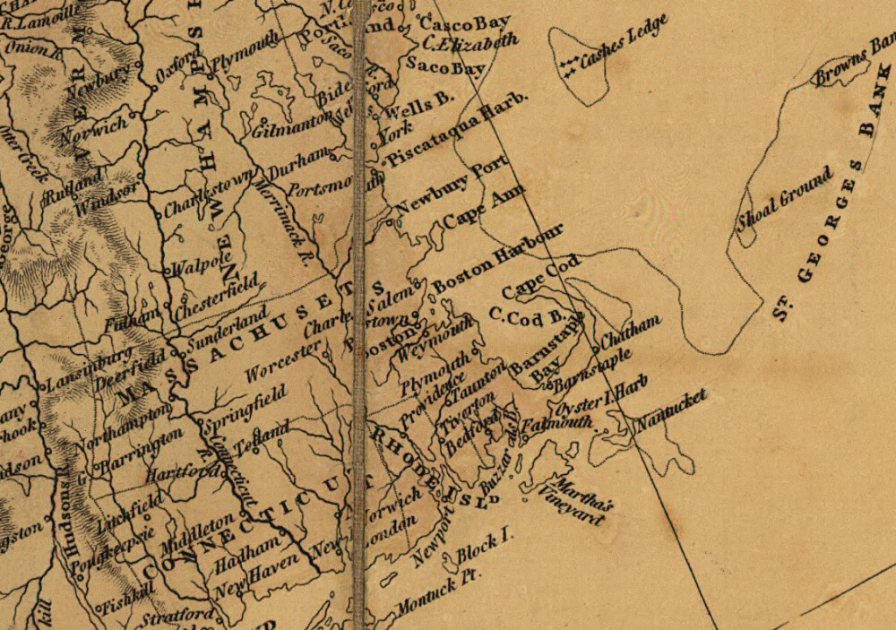 1795 Map of North America