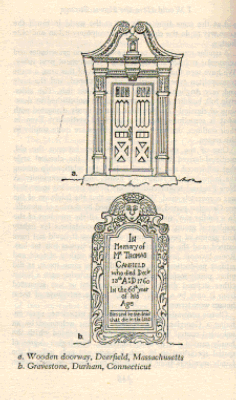 doorway and gravestone
