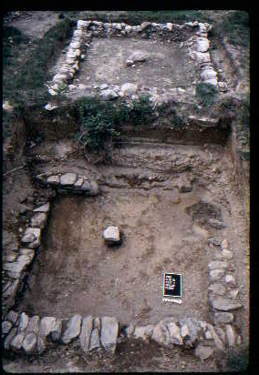 Turner-Burr house foundations