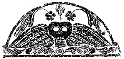 death's head grave motif